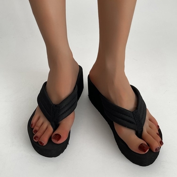 2024. aasta naiste suvised plätud, uued libisemiskindlad kiilukujulised rannakingad, muffin, suured kontsad, paksu tallaga sandaalid, hulgimüük