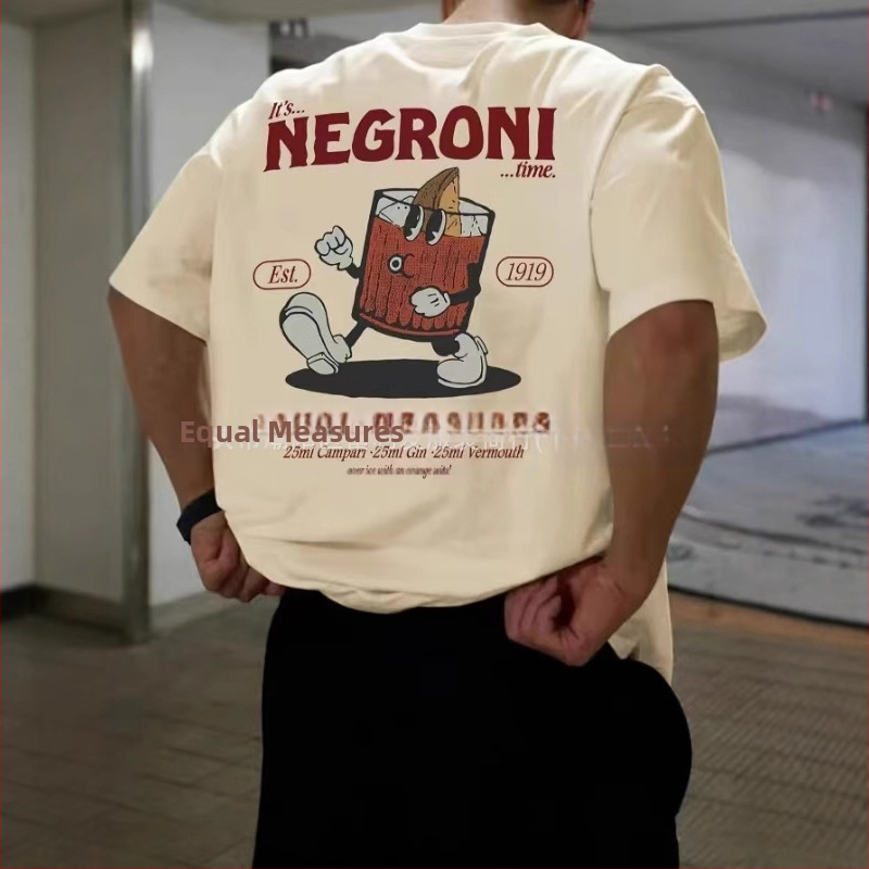 Модерна, семпла, отличителна улична пролетно-летна тениска с къс ръкав и нов модел с щампа, за мъже и жени, ежедневен топ с кръгло деколте