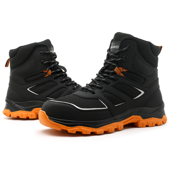 Φθινοπωρινά παπούτσια προστασίας εργασίας, ανδρικά παπούτσια εργασίας αντι-θραύσης και διάτρησης με ατσάλινη μύτη, ανθεκτικά στη φθορά, διασυνοριακά παπούτσια ασφαλείας χονδρικής