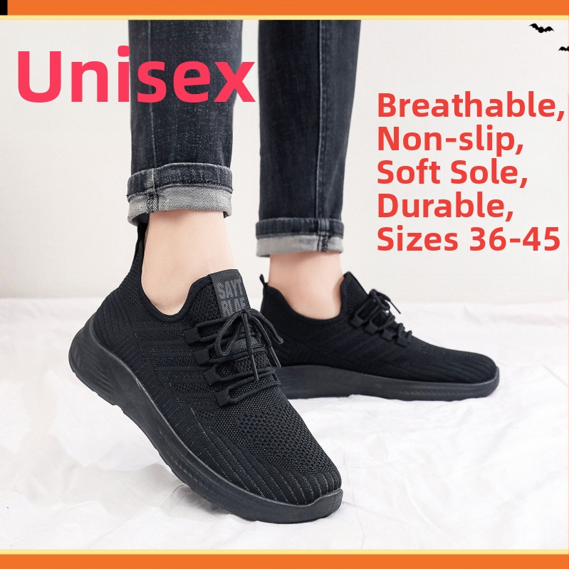 Pantofi sport casual noi pentru bărbați, pantofi de mers respirabili cu goluri, pantofi de hotel negri, pantofi antiderapanți cu talpă moale, pantofi pentru bărbați