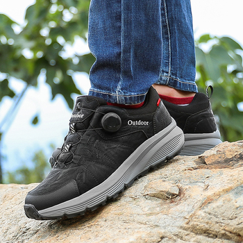 Férfi cipők Tavaszi és őszi plus size Könnyű kültéri túracipők Csúszásgátló alacsony szárú Lélegző sportcipő Terepjáró túrázáshoz Férfi cipők