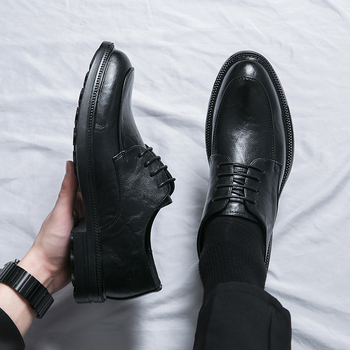 Tarptautiniai populiarūs vyriški batai 2023 m. žiemos nauji laisvalaikio batai vyriški dalykiniai oficialūs drabužiai vyriški odiniai batai britų mados batai