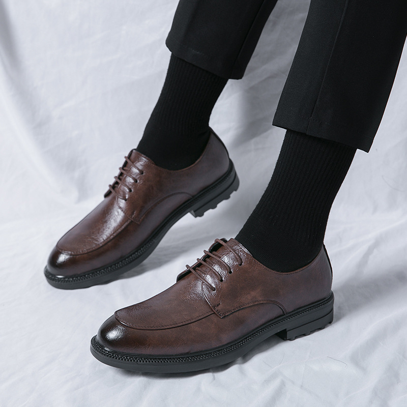 Tarptautiniai populiarūs vyriški batai 2023 m. žiemos nauji laisvalaikio batai vyriški dalykiniai oficialūs drabužiai vyriški odiniai batai britų mados batai