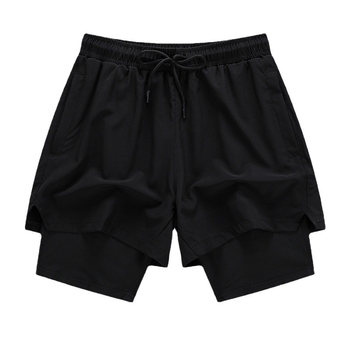 Piiriülesed Ameerika spordipüksid Meeste suvised spordipüksid vabas suuruses Võlts kaheosalised kergejõustiku korvpalli fitnessi kiiresti kuivavad lühikesed püksid