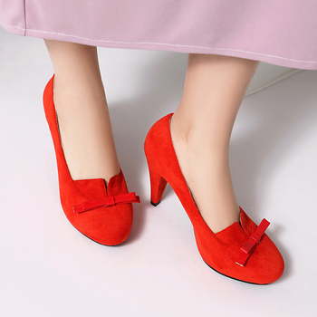 Γυναικεία παπούτσια μόδας με λεπτό τακούνι, αρχές άνοιξης 2025, διασυνοριακή προσφορά, μέγεθος 33-43, γυναικεία μονόχρωμα παπούτσια με ρηχό στόμιο και λεπτό φιόγκο