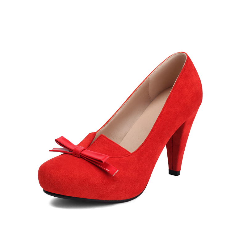 2025 kora tavaszi, határokon átnyúló ellátású divatos női cipők, 33-43 méretű, masnival díszített, vékony sarkú, sekély szájú, egyszínű női cipők