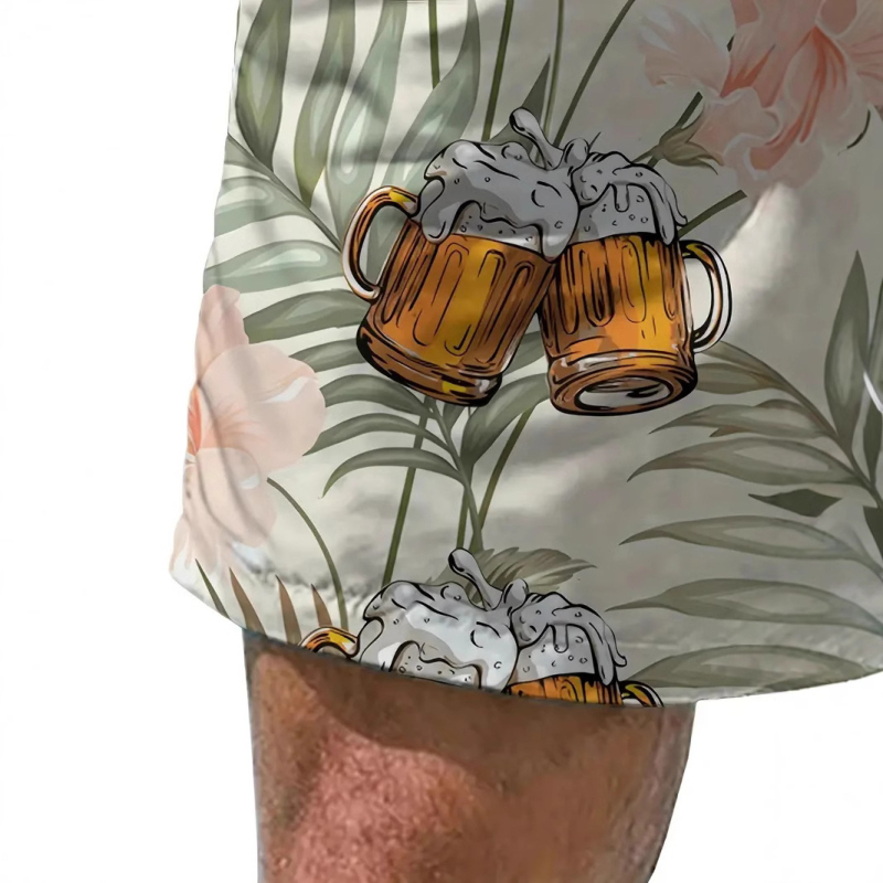 2025. aasta uue suvevabriku hulgimüügi Wal-Marti piiriülesed rannapüksid meeste trendikad digitaaltrükiga kiiresti kuivavad lühikesed püksid