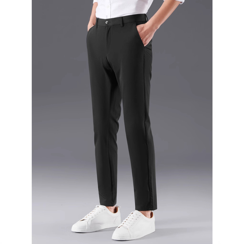 Sea Shear Standard meeste vabaajapüksid. Meeste üliõhukesed kuuemõõtmelised elastsed triikimist mittevajavad ärilised sirged vabaaja pikad püksid 039