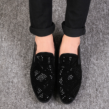 Pantofi de piele pentru bărbați, pantofi leneși cu un singur pas, de primăvară, din piele, de afaceri pentru tineri, pantofi de stilist de păr