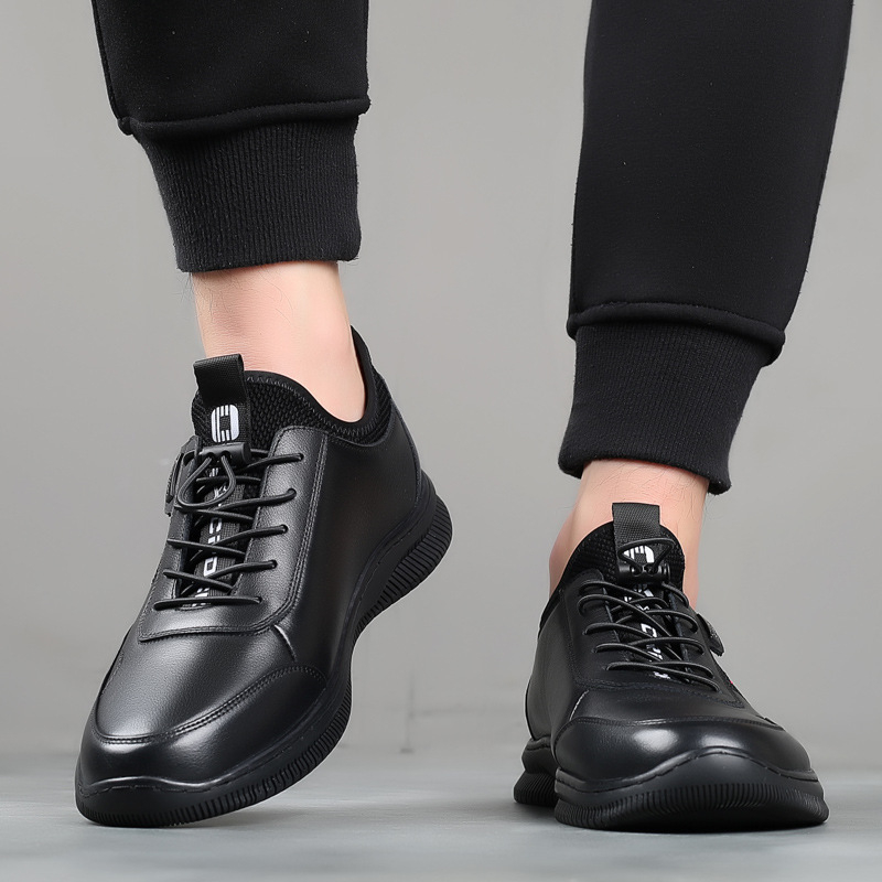 2022 m. nauji rudens vyriški batai, universalūs, madingi, storapadžiai, neslystantys, britiški laisvalaikio odiniai batai, vyriški darbo batai