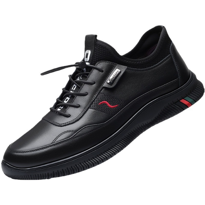 2022 m. nauji rudens vyriški batai, universalūs, madingi, storapadžiai, neslystantys, britiški laisvalaikio odiniai batai, vyriški darbo batai