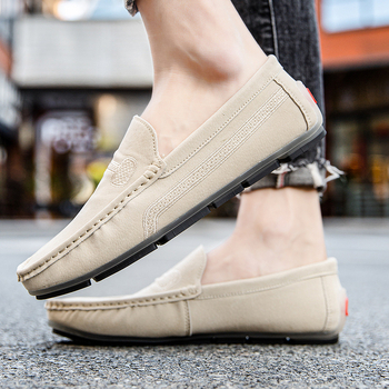 Ārējās tirdzniecības vīriešu apavi, plus izmērs 38-48, daudzgadīgi, ērti uzvelkami apavi automašīnām, mīksta apakšdaļa, ērti ikdienas apavi.