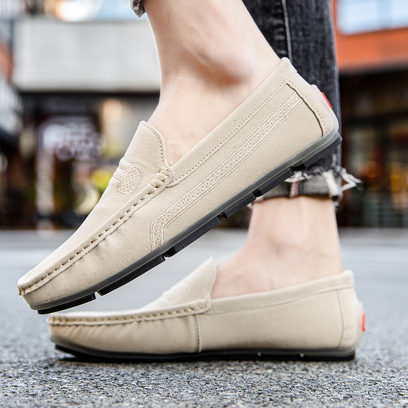 Ārējās tirdzniecības vīriešu apavi, plus izmērs 38-48, daudzgadīgi, ērti uzvelkami apavi automašīnām, mīksta apakšdaļa, ērti ikdienas apavi.