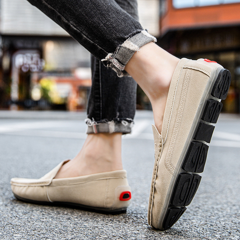 Ārējās tirdzniecības vīriešu apavi, plus izmērs 38-48, daudzgadīgi, ērti uzvelkami apavi automašīnām, mīksta apakšdaļa, ērti ikdienas apavi.