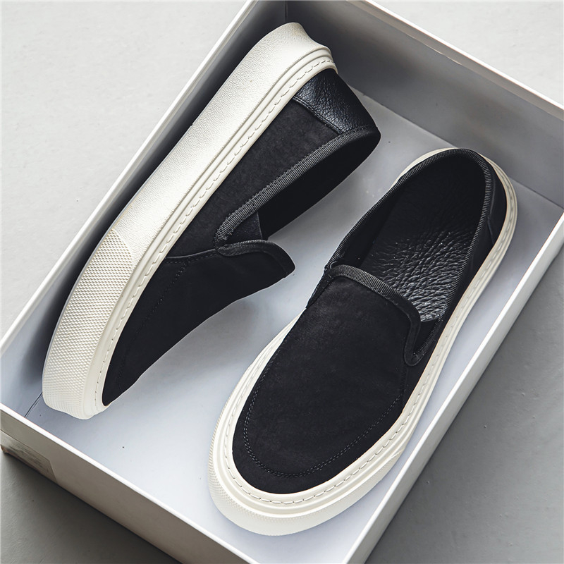 Japoniško stiliaus paprastų kojų batai, vyriški 2023 m. vasaros minkšto padu, lentos formos batai, užsegami mokasinai, vyriški kvėpuojantys drobiniai batai