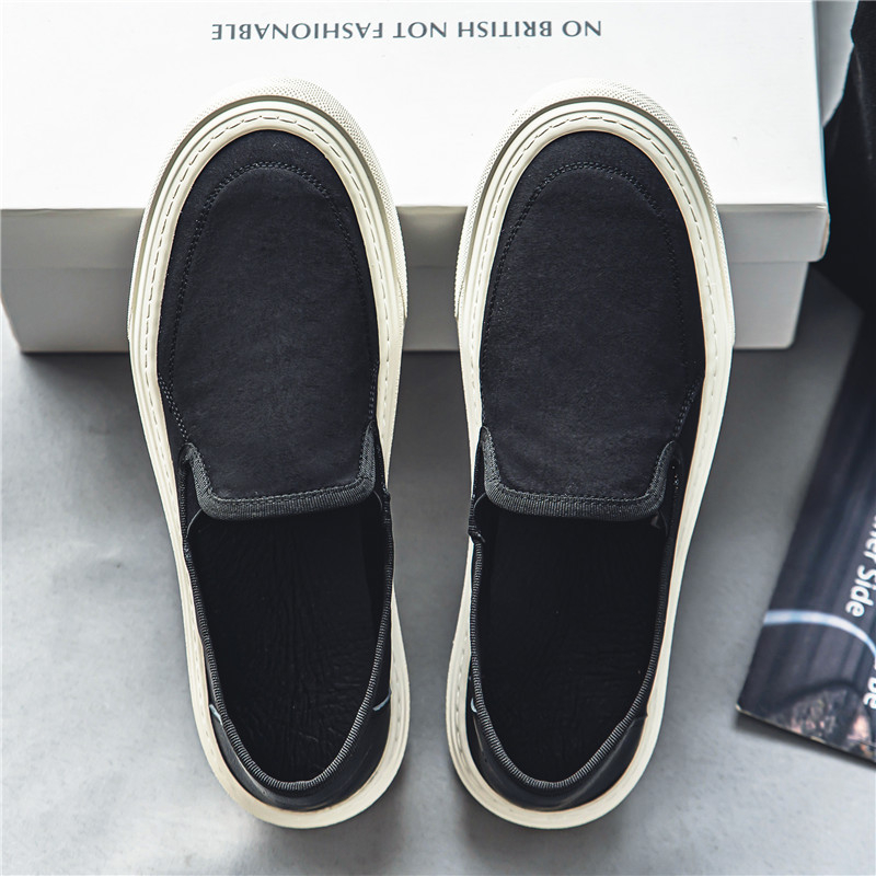 Japoniško stiliaus paprastų kojų batai, vyriški 2023 m. vasaros minkšto padu, lentos formos batai, užsegami mokasinai, vyriški kvėpuojantys drobiniai batai