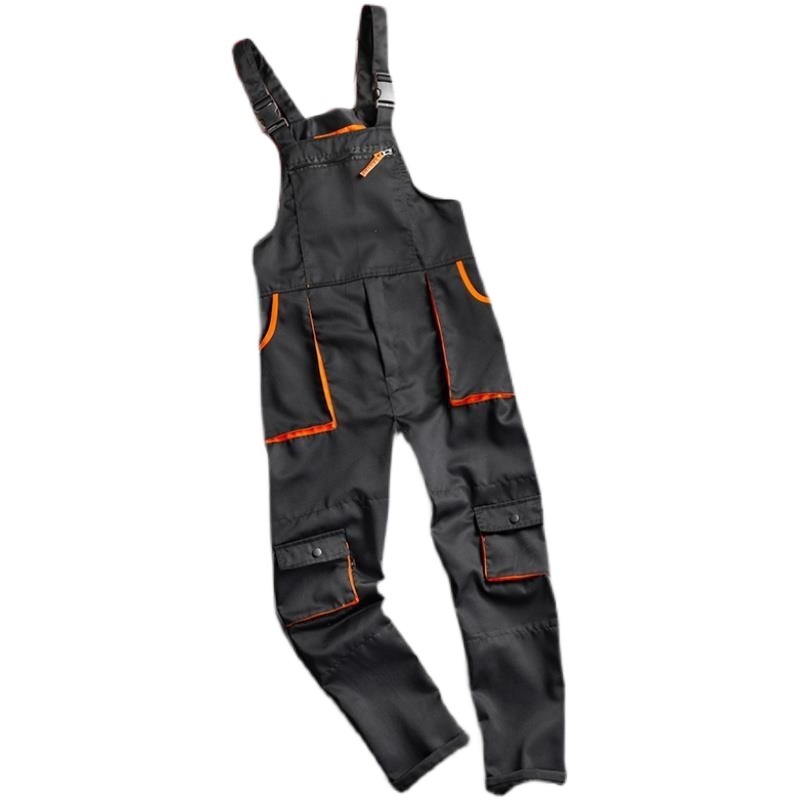 Japán stílusú retró nadrág, férfi laza, egyenes szabású overál, divatos, minden színben kontrasztos, lezser, széles szárú nadrágtartóval