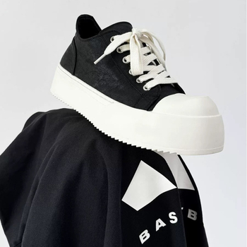 Zhu Zhengting Wang Linkai minimālistiski lielgabala dēļu apavi, moderni vīriešu apavi ar piena aromātu, biezu dibenu, ādas apavi, ikdienas, modernas, elastīgas, ikdienas, derbija apavi