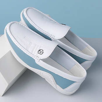 Meeste kingad 2025. aasta kevad- ja sügisesed uued pehme tallaga hingavad vabaajajalatsid, trendikad universaalsed vabaaja nahast kingad, meeste rulakingad