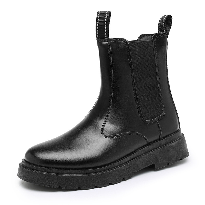 Martin Boots meeste 2024. aasta sügisesed uued kõrge säärega mootorratta nahksaapad paksu tallaga töösaapad Briti stiilis Tide