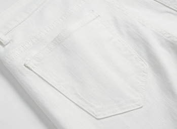 Eredeti európai és amerikai AliExpress High Street divatos, függő, festett sárga, rugalmas, karcsúsított farmernadrág