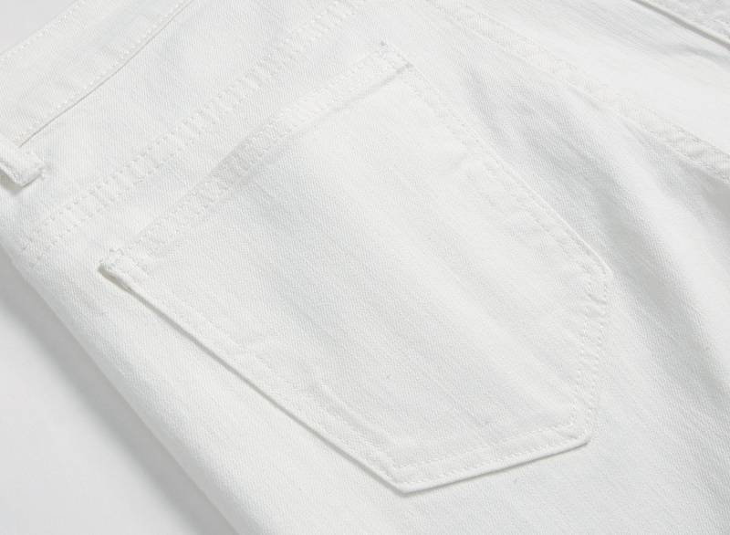 Eredeti európai és amerikai AliExpress High Street divatos, függő, festett sárga, rugalmas, karcsúsított farmernadrág