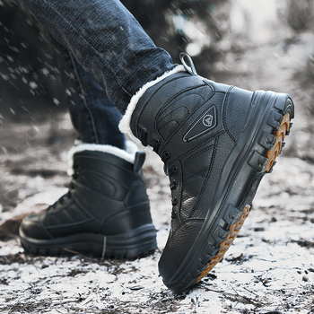 2025-ös, határokon átnyúló új, téli, magas szárú hótaposó, hétköznapi viseletnek ellenálló sportcipők, kültéri, divatos, túracipők
