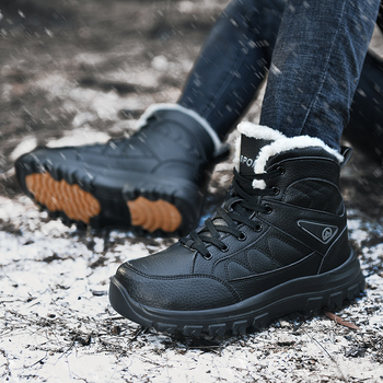 2025-ös, határokon átnyúló új, téli, magas szárú hótaposó, hétköznapi viseletnek ellenálló sportcipők, kültéri, divatos, túracipők