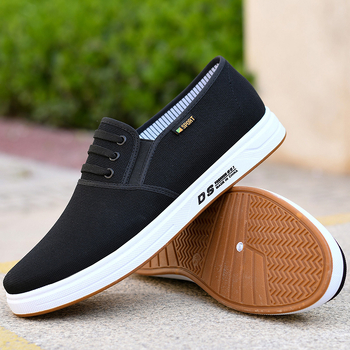 Vīriešu apavi Elpojoši ikdienas apavi Uzvelkamie apavi ar mīkstu zoli Vairumtirdzniecības audekla apavi vīriešiem