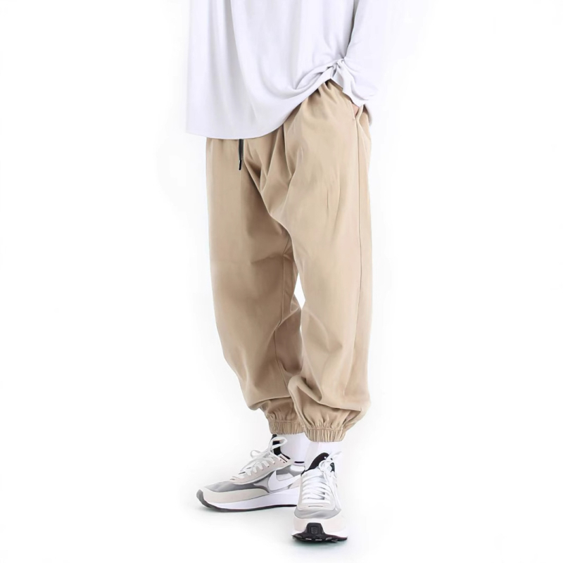 Jiaren muscle őszi és téli fitnesznadrág testvér edzőtrend laza pamut lélegző kosárlabda nadrág lábujj lezser hosszú