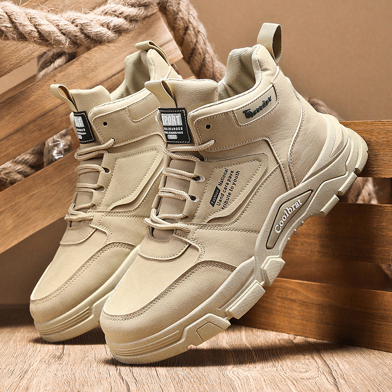 Suur allahindlus meeste saapad sügisesed uued ehitusplatsi töösaapad libisemiskindlad kulumiskindlad töökaitsejalatsid õuespordiks ja vaba aja veetmiseks trendikad saapad