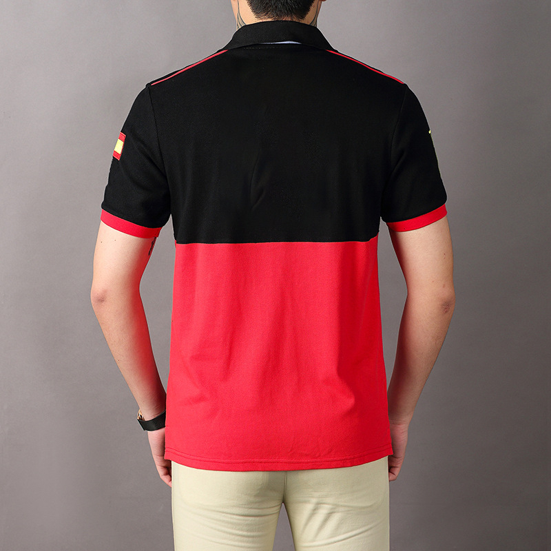 Nauji vasaros madingi medvilniniai siuvinėti polo marškinėliai, Ispanijos turizmas, Karalystė, trumpomis rankovėmis, sportas, laisvalaikis, užsienio prekyba, tarpvalstybinė prekyba