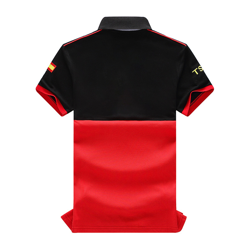 Nauji vasaros madingi medvilniniai siuvinėti polo marškinėliai, Ispanijos turizmas, Karalystė, trumpomis rankovėmis, sportas, laisvalaikis, užsienio prekyba, tarpvalstybinė prekyba