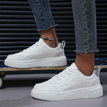 „Cross-Border“ sportbačiai moterims, 2025 m. rudens nauji žemi batai, sportiniai batai, vyriški laisvalaikio batai, universalūs balti batai