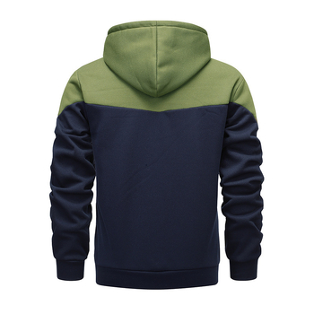 Új, határokon átnyúló tavaszi és őszi férfi pulóver, kapucnis, cipzáras zsebes férfi sportkabát, kapucnis pulóver