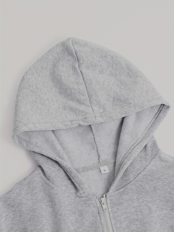 Мъжки ежедневен модерен суичър с цип и щампа Ghost Graphic