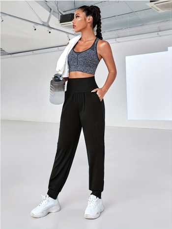 2024. aasta piiriülesed Euroopa ja Ameerika Ühendriikide kõrge vöökohaga salendavad kõhulihaste spordijoogapüksid varvastega jooksmiseks mõeldud fitness-moe vabaajapüksid