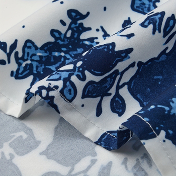 Hosszú ujjú, mintás férfi ing, divatos, lezser felső, világos, érett divatirányzat férfi-H271