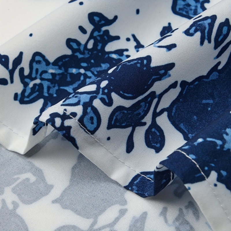 Hosszú ujjú, mintás férfi ing, divatos, lezser felső, világos, érett divatirányzat férfi-H271