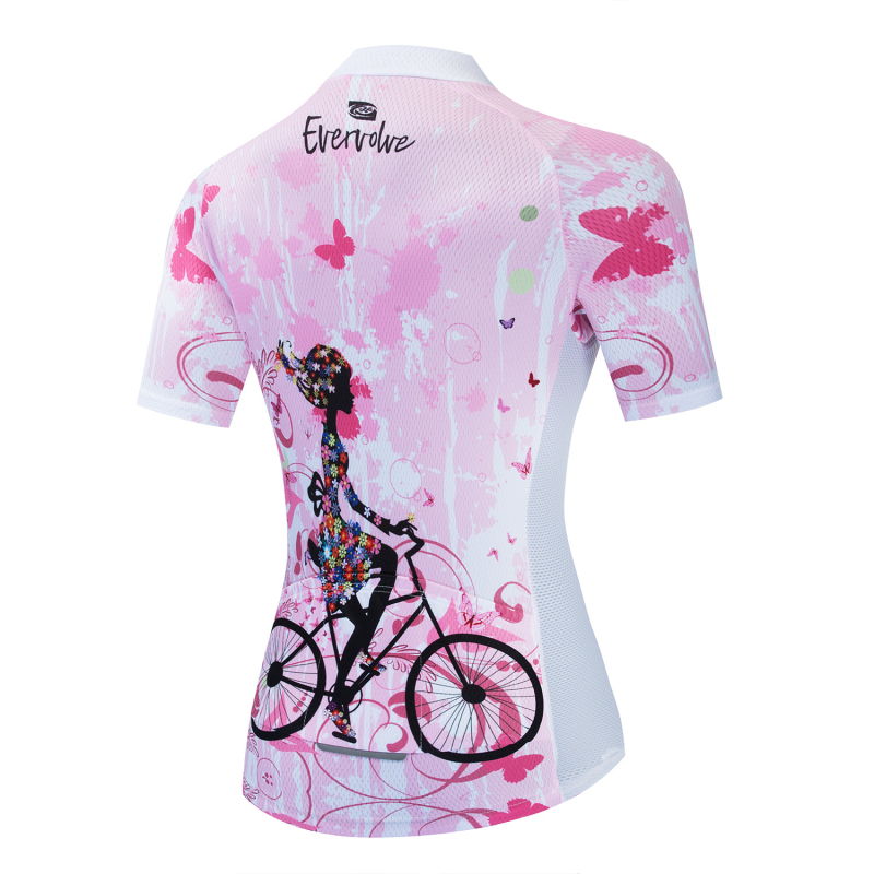 Nyári, lélegző, izzadságelnyelő női lovarda, mindenre alkalmas, kerékpáros sportruházat, rövid ujjú, csúszásmentes felső