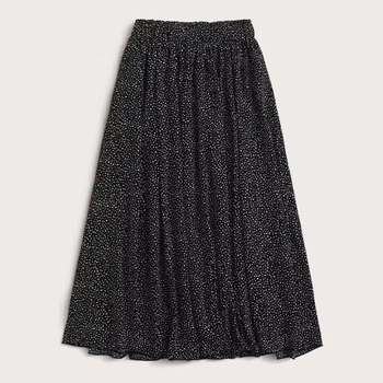 Új, határokon átnyúló, bohém, magas derekú, pöttyös mintás, bővülő szoknya európai és amerikai AliExpressen