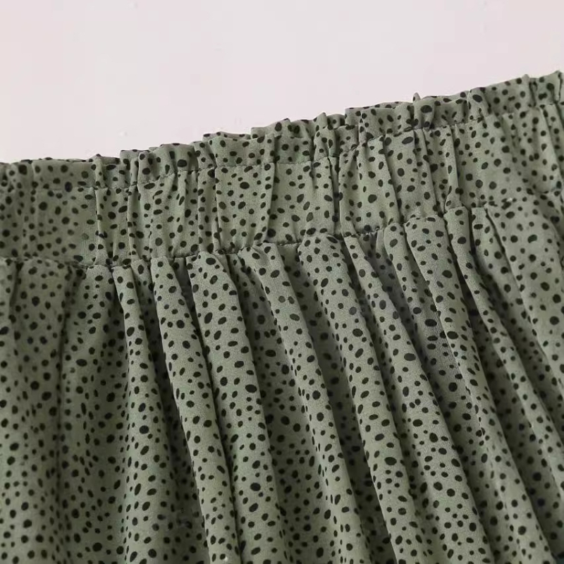 Új, határokon átnyúló, bohém, magas derekú, pöttyös mintás, bővülő szoknya európai és amerikai AliExpressen