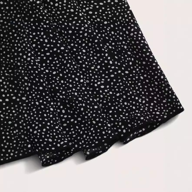 Új, határokon átnyúló, bohém, magas derekú, pöttyös mintás, bővülő szoknya európai és amerikai AliExpressen