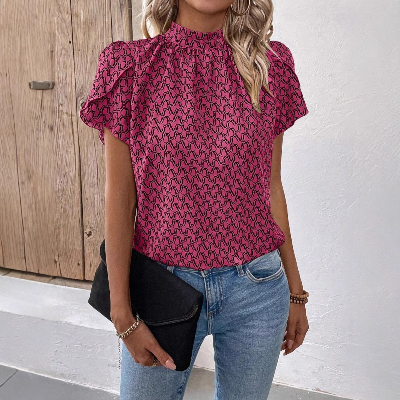 Új, európai és amerikai határokon átnyúló Amazon nyomtatott rövid ujjú felső