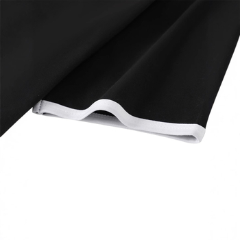 Kiárusítás Globális Határokon Átnyúló Női Vékony Színblokkos Húzózsinóros Rövid Ujjú Póló 200g Export Női Egyszínű Felső