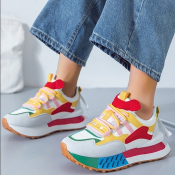 2024 m. nauji plokščiapadžiai sportiniai bateliai, laisvalaikio, madingi moteriški batai, užsienio prekybos, populiarūs, YG-W101, laisvalaikio ir universalūs