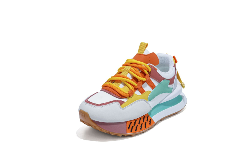 2024 m. nauji plokščiapadžiai sportiniai bateliai, laisvalaikio, madingi moteriški batai, užsienio prekybos, populiarūs, YG-W101, laisvalaikio ir universalūs