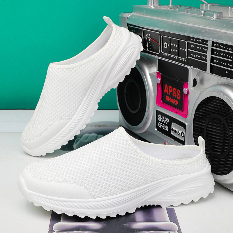 Suvised hingavad kingad võrgust vabaaja tossud paaridele mõeldud õhukesed ühekihilised kingad kerged libisevad võrkkingad meeste võrkkingad