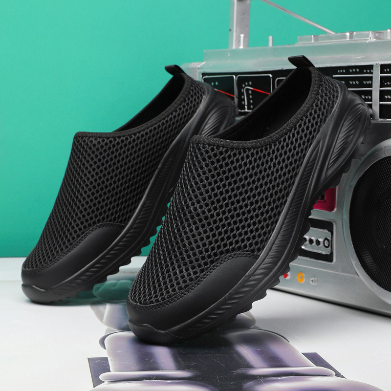 Suvised hingavad kingad võrgust vabaaja tossud paaridele mõeldud õhukesed ühekihilised kingad kerged libisevad võrkkingad meeste võrkkingad