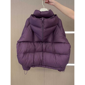 Γυναικείο χειμερινό παλτό με φερμουάρ και κουκούλα, ελαφρύ, ζεστό, για μικρόσωμες γυναίκες, με κουκούλα και βαμβακερή επένδυση, για χειμερινές εμφανίσεις.